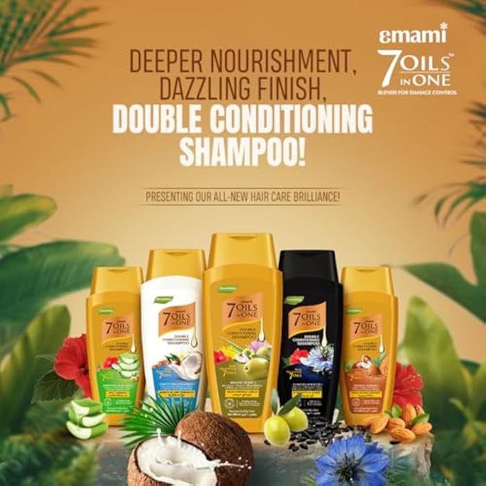 Emami 7 Oils in One Double Conditioning Shampoo Coconut 400 ML